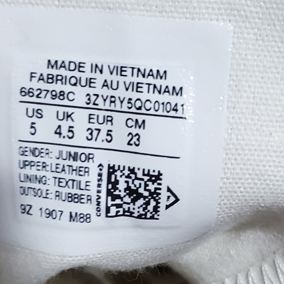 Converse Beige Shimmery High Tops - Picture 5 of 5